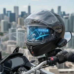 Digital rendering of airflow over a modern driver head designed for maximum speed and minimal drag.