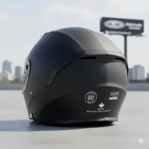 HJC motorcycle helmets meeting DOT and ECE 22.06 safety standards for legal road use in Canada (normes de sécurité certifiées).