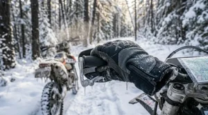 Insulated off-road motorcycle gloves for late-season riding in Northern Ontario and the Prairies.