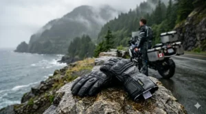 Waterproof Gore-Tex motorcycle glove brands ideal for the rainy coastal climate of British Columbia and the Maritimes.