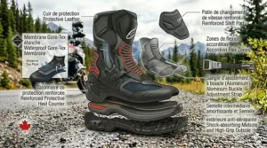 View of the anatomically profiled, removable foam footbed designed for long-distance touring comfort.