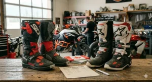 Top premium motorcycle boot brands in Canada comparing Sidi and Alpinestars for quality and protection.