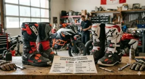 Performance comparison of Sidi and Alpinestars weatherproof motorcycle boots for unpredictable Canadian weather.