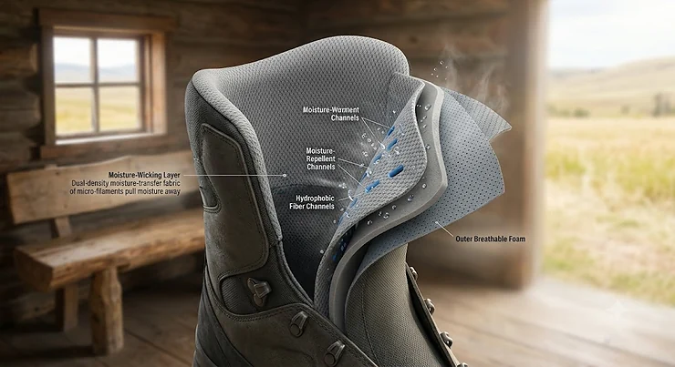 Men's summer ventilated boots designed for Alberta heat and dry summer trails. summer ventilated boots Alberta heat