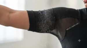 A three-layer motorcycle riding system featuring a synthetic base layer for handling variable spring and autumn weather in Canada.
