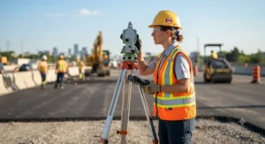 Lightweight mesh reflective safety vest offering breathability during warm weather outdoor work.