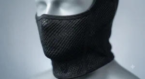 Unisex design configuration of a premium balaclava for motorcycle riding popular among Canadian moto enthusiasts.