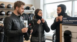 A versatile balaclava for motorcycle riding, snowmobiling, and ATV adventures across Canadian terrains.